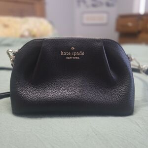 Kate Spade Black Pebbled Leather Crossbody Bag
